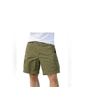 Oho Gear Shorts Mens Size L Olive Green Pockets Outdoor Fishing HIking Cargo EUC
